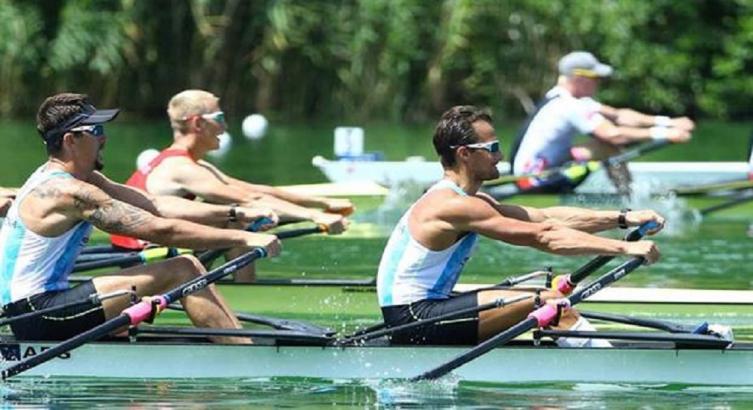 LOS ARGENTINOS ROSSO Y MURILLO REMANDO EN LA FINAL