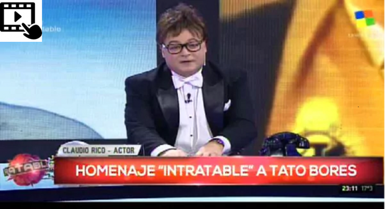 CLAUDIO RICO HOMENAJEÓ A TATO BORES EN 