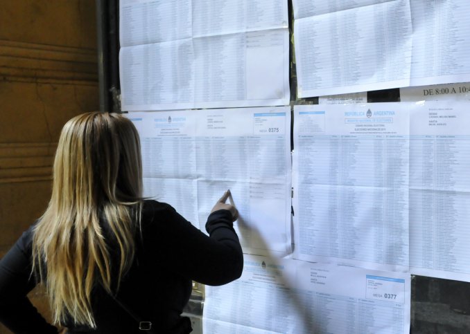 La Cámara Electoral publicó el padrón definitivo para las PASO