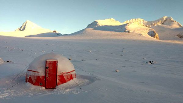 Llegó a la Antártida el refugio móvil 100% argentino
