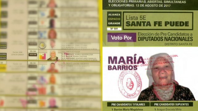 Una mujer, candidata a diputada y a concejal