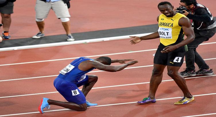BOLT PERDIÓ EN SU ÚLTIMA CARRERA DE 100 METROS ANTES DEL RETIRO