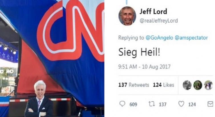 CNN echó a su comentarista pro-Trump por utilizar un lema nazi