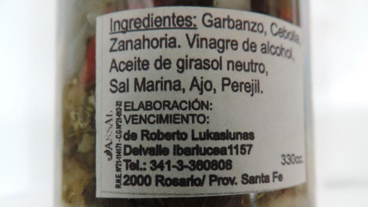 Prohíben un Escabeche de Mix de Verduras