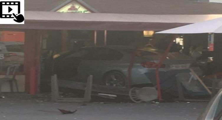 Coche irrumpe en pizzería de París: niña muerta y 8 heridos