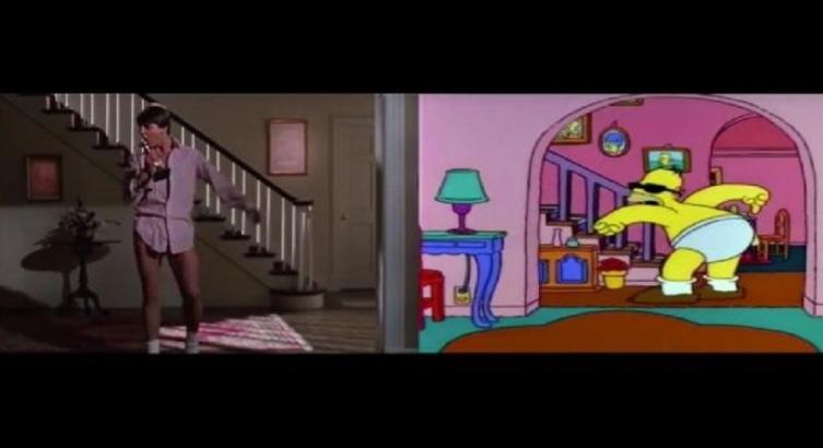 HOMENAJE DE LOS SIMPSON AL CINE