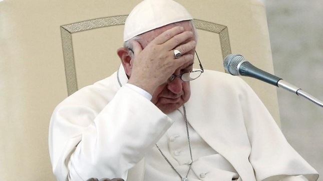 El papa Francisco denunció la 