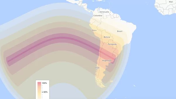 El próximo eclipse solar total se podrá ver en la Argentina