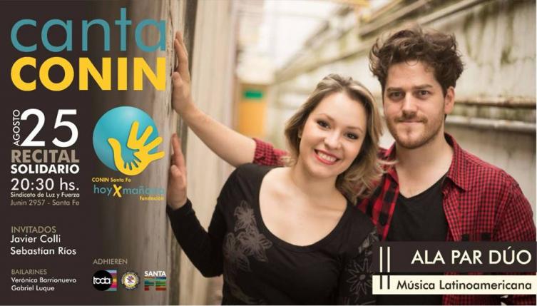 Canta Conin el viernes 25 de agosto