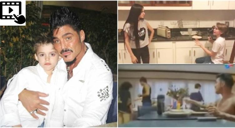 EL HIJO DE RICARDO FORT RECREÓ UNA FAMOSA ESCENA DE SU PAPÁ