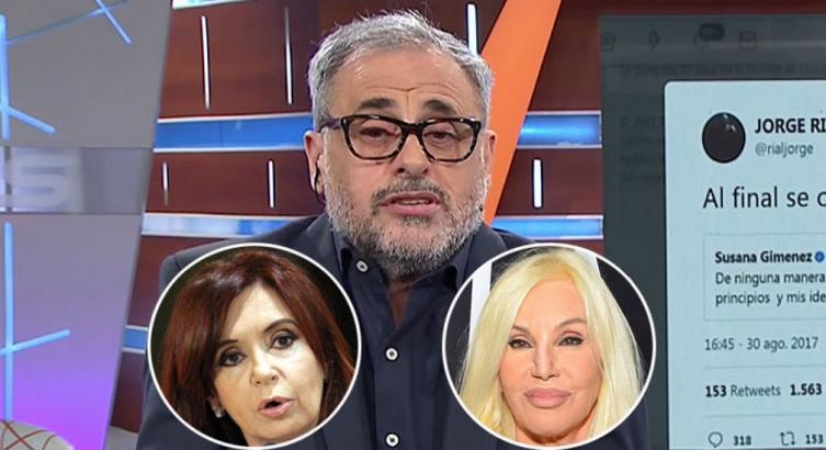 JORGE RIAL EXPLICÓ POR QUÉ SE FRUSTRÓ LA ENTREVISTA DE SUSANA A CRISTINA
