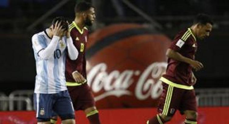DECEPCIONANTE!!! Argentina empató con Venezuela y complicó su clasificación al Mundial