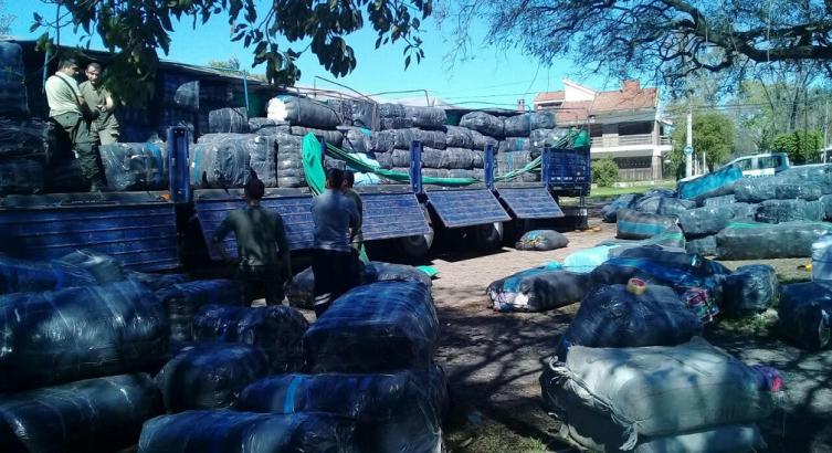 Incautan mercadería valuada en 17 millones de pesos