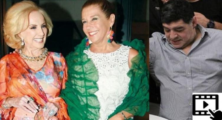 MARCELA TINAYRE DESPEDAZÓ A MARADONA: 