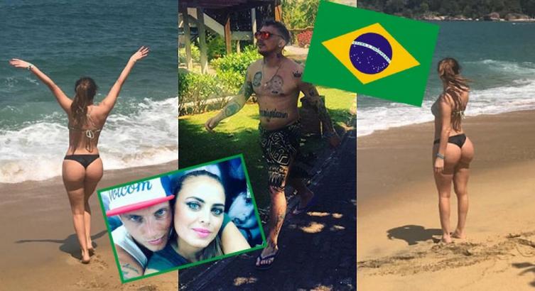 SILVINA LUNA Y EL POLACO, ENAMORADOS EN BRASIL
