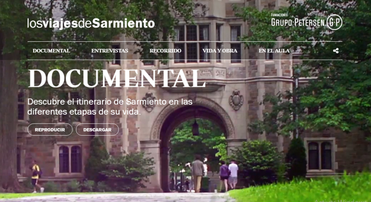 Recreó digital y didácticamente la vida y obra de Sarmiento