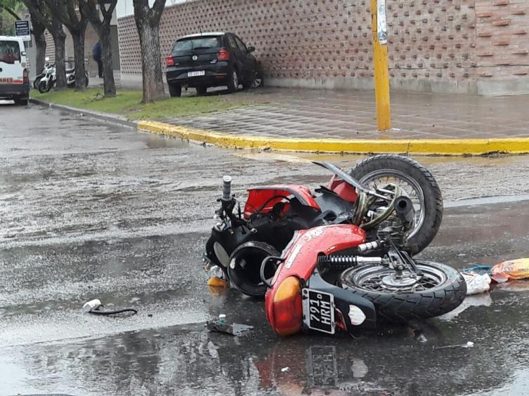 Accidente en Juan José Paso y Francia