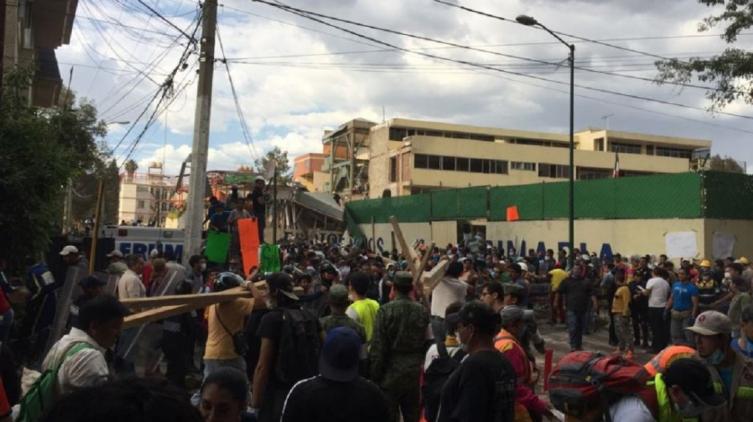 Alerta: un nuevo sismo golpeó a México y se pararon las tareas de rescate