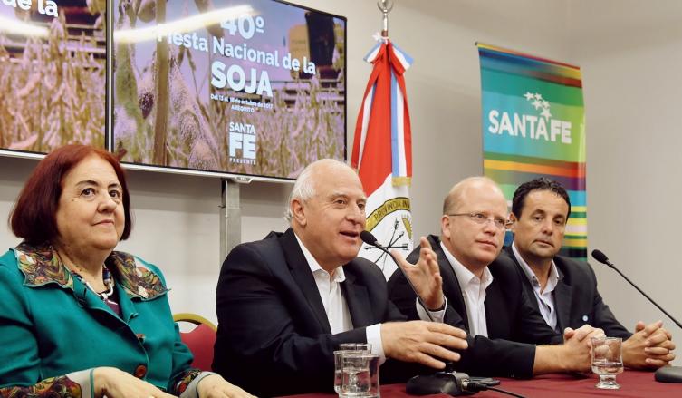 Lanzó oficialmente la 40ª edición de la Fiesta Nacional de la Soja
