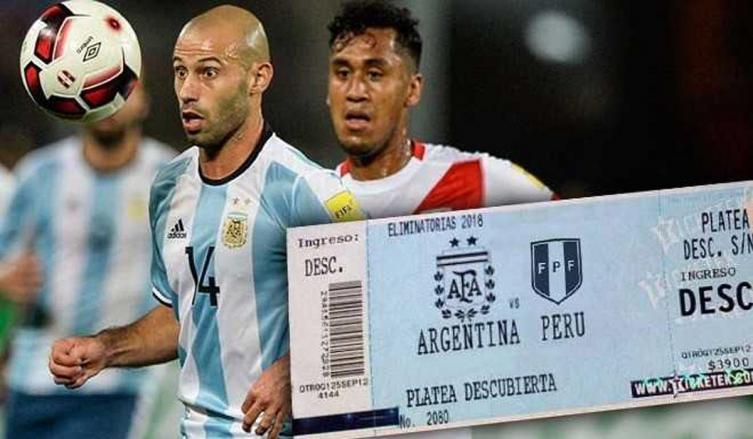 ¡INSÓLITO! MÉTODO PARA OFRECER LAS ENTRADAS DE ARGENTINA-PERÚ