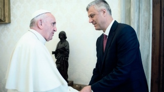 Francisco recibió al presidente de Kosovo