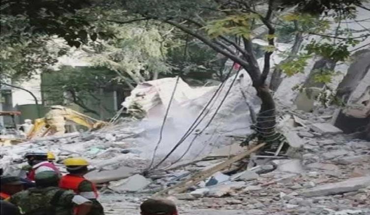 Surgen nuevas imágenes del colapso de varios edificios durante el terremoto en México