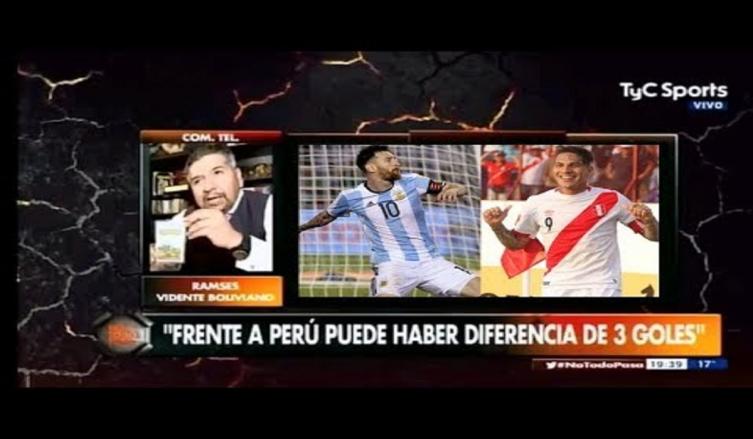 VIDENTE QUE PREDIJO GOLEADA DE RIVER, PRONOSTICÓ EL ARGENTINA VS. PERÚ