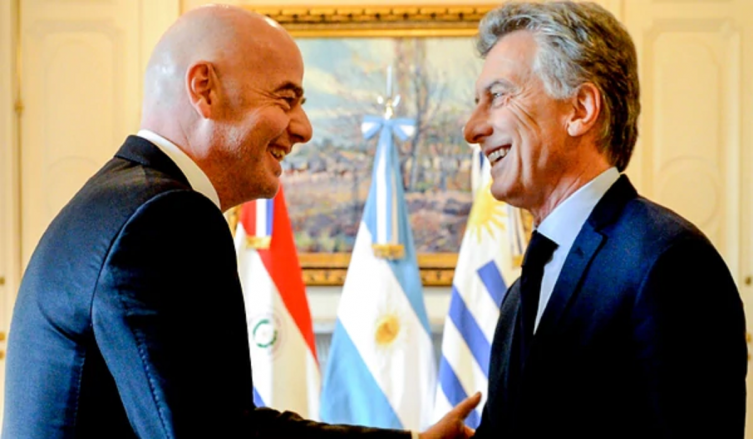 LOS DETALLES DE LA VISITA DE INFANTINO A MACRI