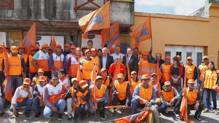 Inauguraron el edificio del sindicato de ladrilleros