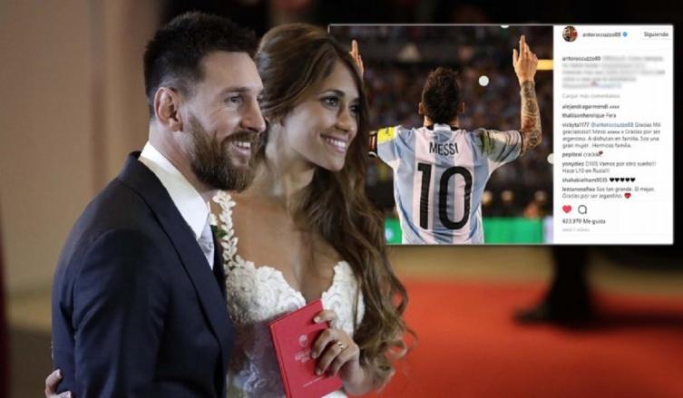 EL MENSAJE DE ANTONELLA ROCCUZZO A LIONEL MESSI TRAS SU NOCHE DE GLORIA EN QUITO