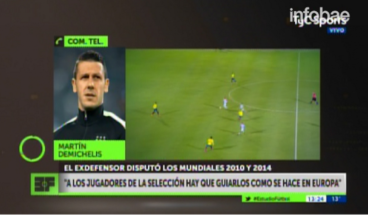 DEMICHELIS: BATISTUTA, LAS ENTRADAS EN EL MUNDIAL DE BRASIL Y LOS DESMANEJOS EN LA AFA