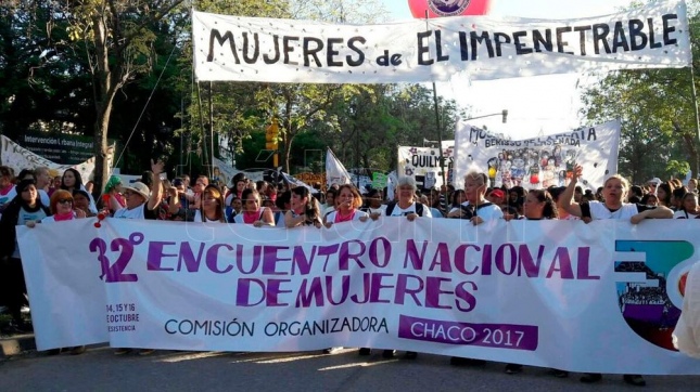 Más de 60.000 mujeres marcharon en Chaco