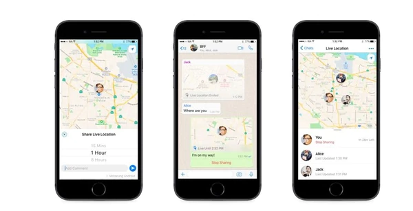 Cómo conocer el recorrido en tiempo real de los usuarios en WhatsApp