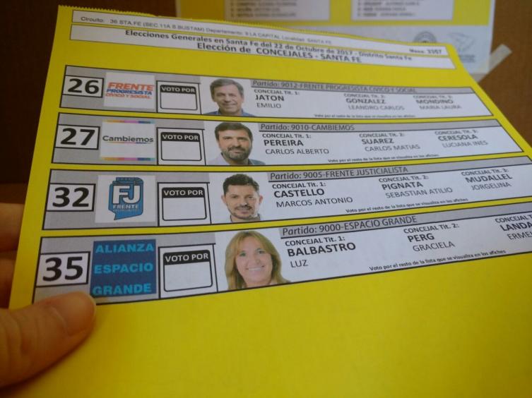 En la provincia votó el 72% del padrón