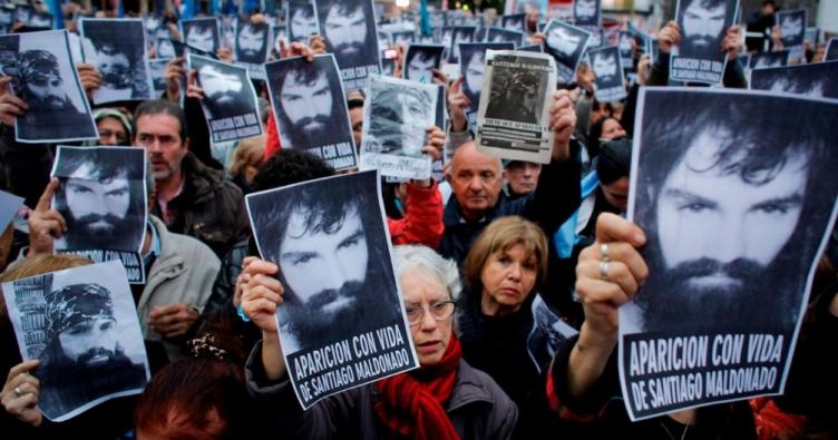 La familia de Maldonado convocó a una marcha