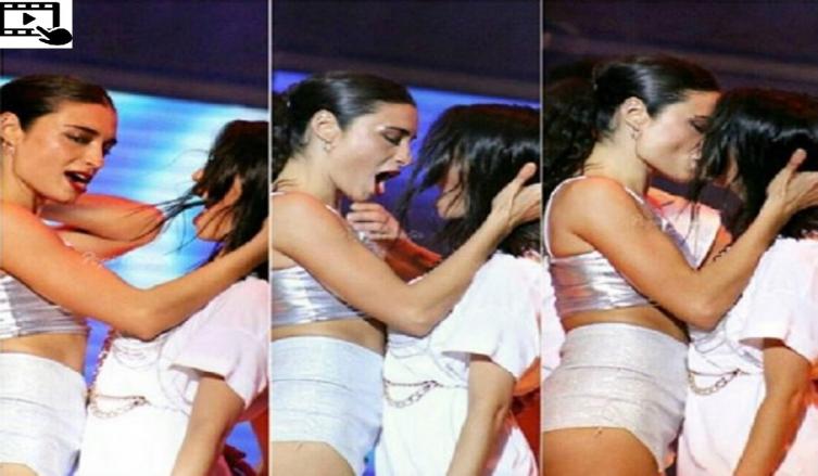 EL BESO HOT DE LALI ESPÓSITO A UNA CHICA EN SU SHOW EN EL LUNA PARK