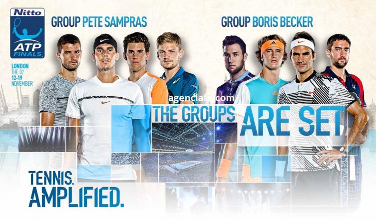 TENIS: YA ESTÁN LOS GRUPOS PARA EL MASTERS DE LONDRES