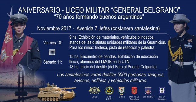 El Liceo Militar cumple 70 años