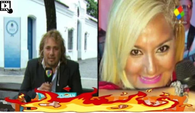 EL ATAQUE DE FURIA DE LA BOMBA TUCUMANA CONTRA SU EX 