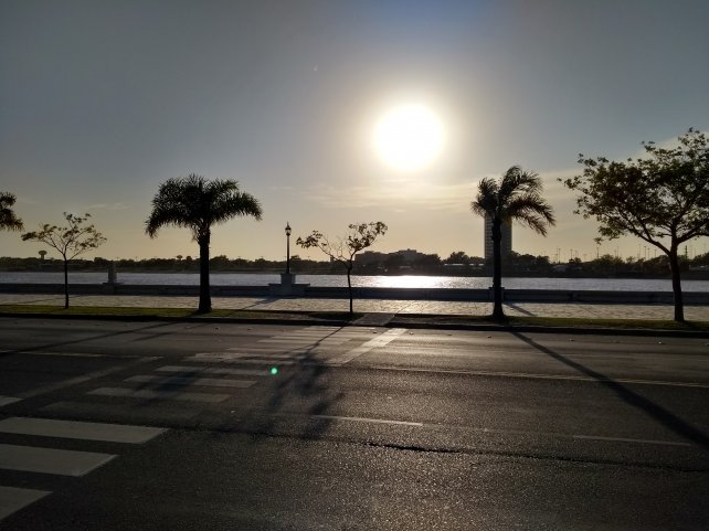 Jornada con viento y calor en Santa Fe