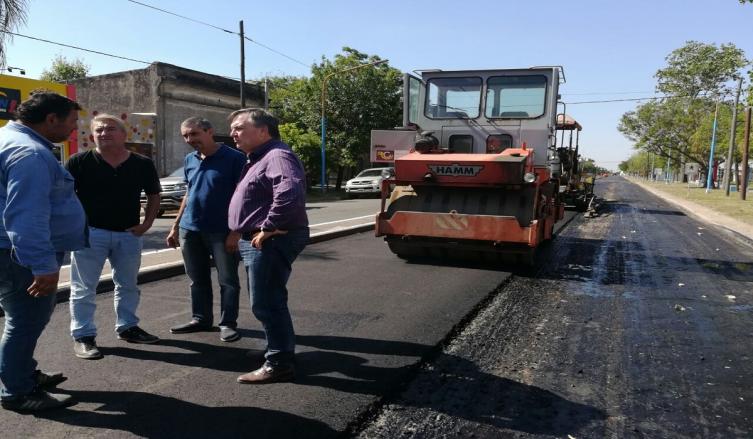 Recorrida de obras en la ciudad de San Cristóbal