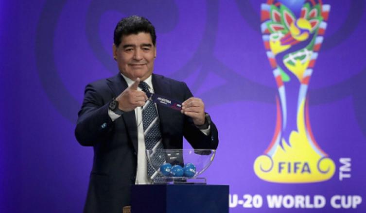 MARADONA PARTICIPARÁ EN EL SORTEO DEL MUNDIAL