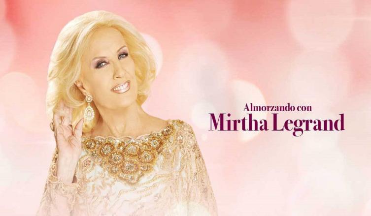 MIRTHA LEGRAND RENOVÓ CONTRATO CON ELTRECE PARA 2018