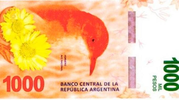 La próxima semana entrarán en circulación los billetes de mil pesos