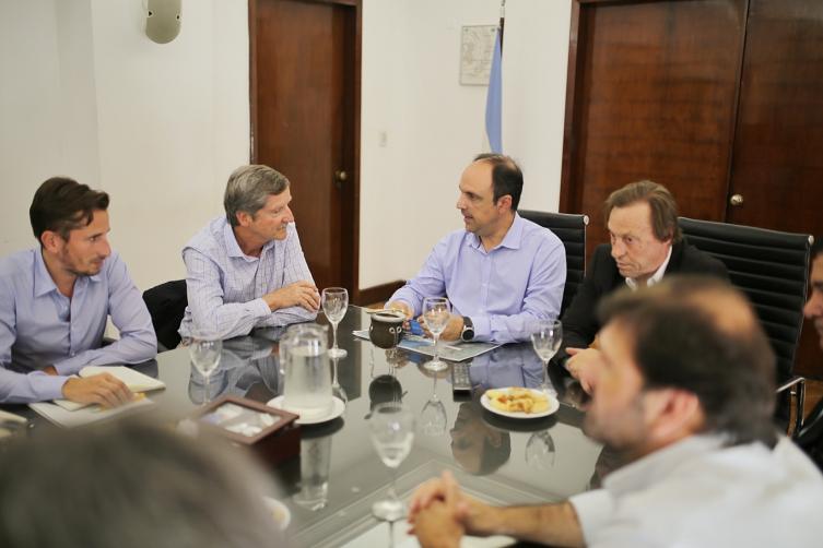Corral y Varisco se reunieron con autoridades del ORSNA