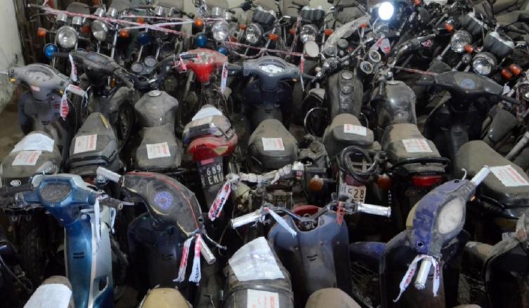 La Policía de Investigaciones identificó 22 motos  