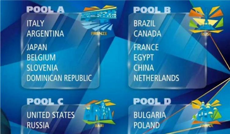 SE SORTEARON LOS GRUPOS DEL MUNDIAL DE VOLEY