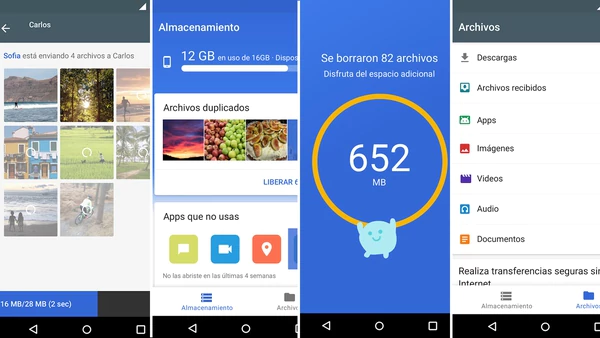 Files Go, la nueva app para liberar espacio del celular
