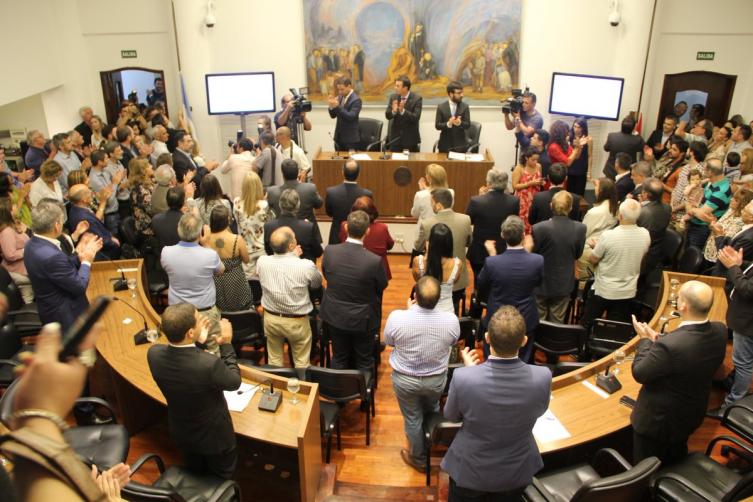 Juraron los nuevos concejales y Pignata fue reelecto 