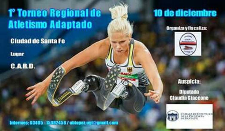 SE VIENE EL 1° TORNEO DE ATLETISMO ADAPTADO